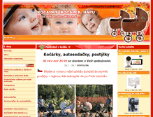 Tablet Screenshot of kocarky-kocarek.cz